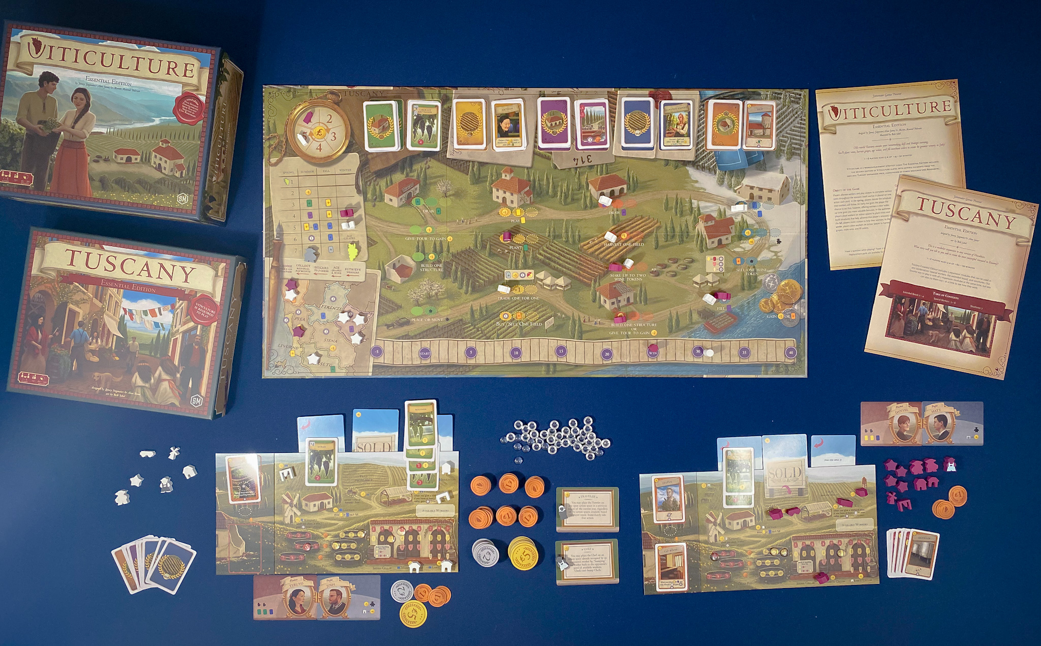 Viticulture with the Tuscany Expansion Review - The Tabletop Family