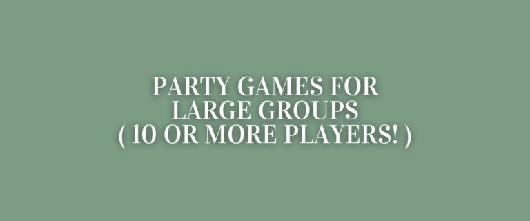 Party Games for Large Groups: Updated for 2025!
