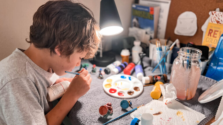 Supplies for Beginner Miniature Painters