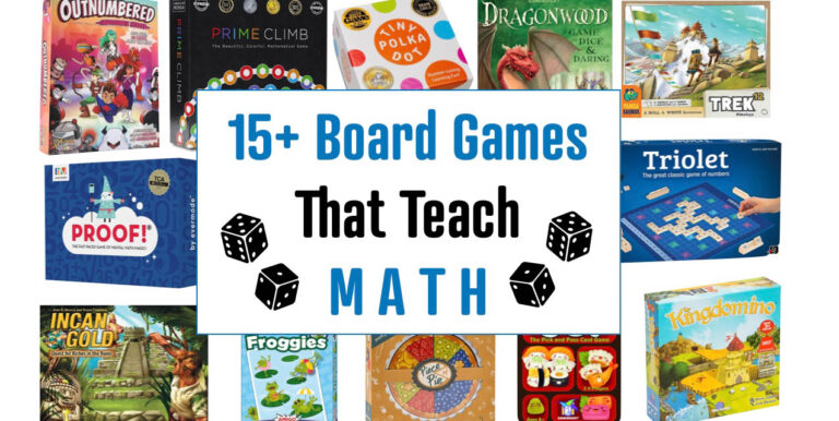 15+ Board Games that Help Teach Math - The Tabletop Family