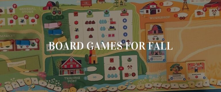 Board Games for Fall