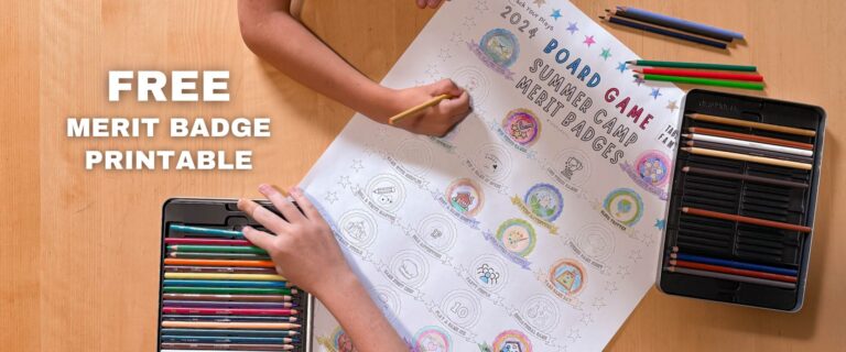 Board Game Summer Camp Merit Badges