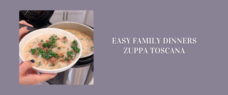 Easy Family Dinner: One Pot Zuppa Toscana 