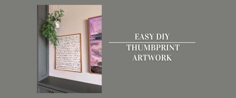 Family Thumbprint Art: A Simple DIY Project