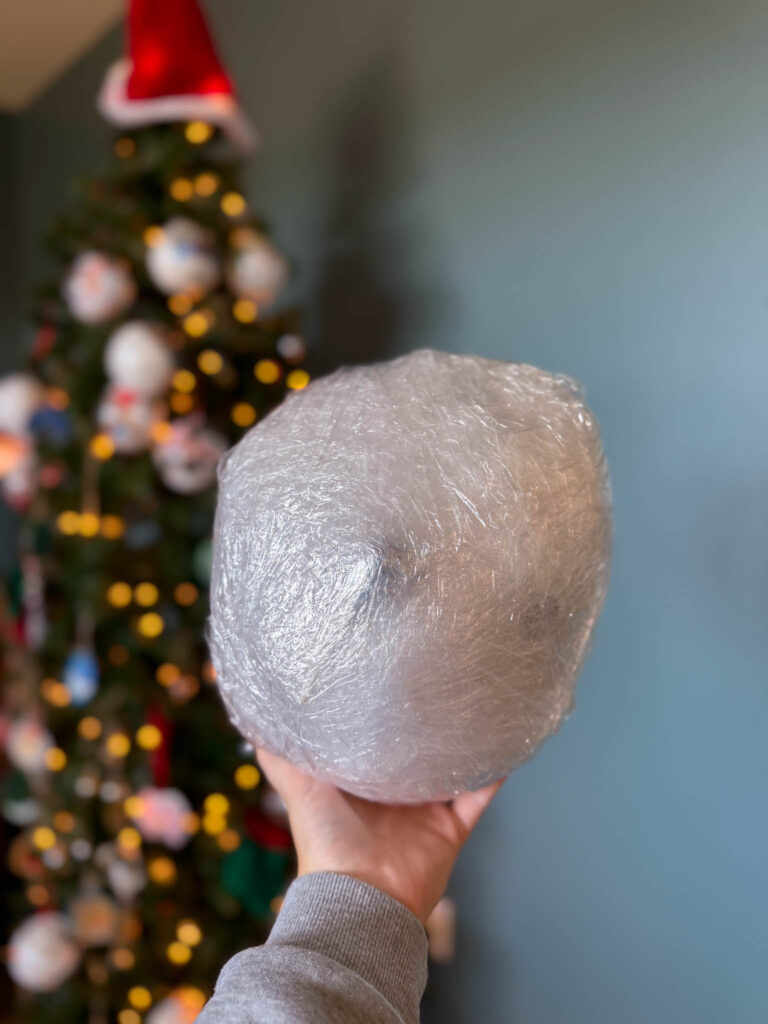 Christmas Saran Wrap Ball Game and What to Wrap Up Inside!